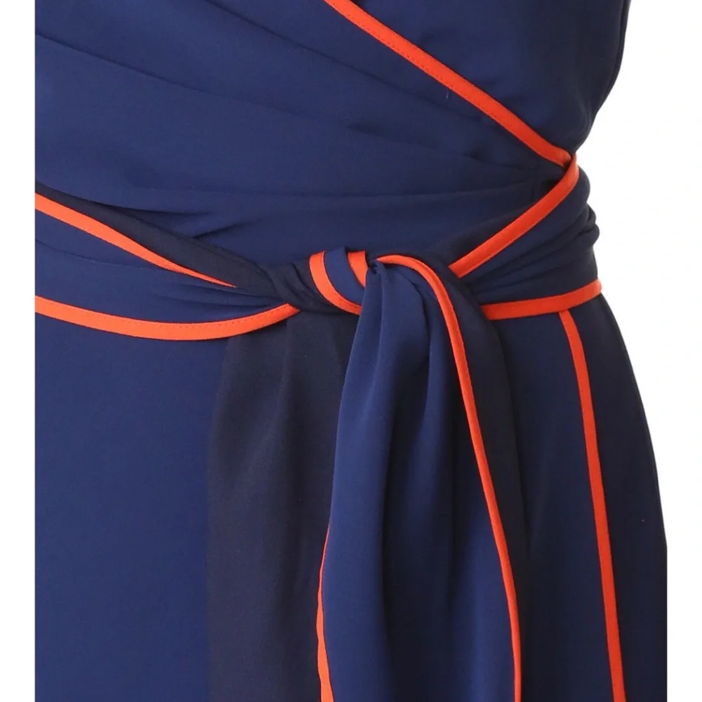 NWT $495 Tory Burch Grotto Wrap Midi Dress